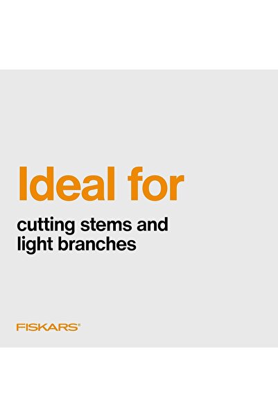 FiSKARS Soft Grip Pruning Shears 79436997J, Black/Orange