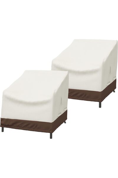 STARSTAR Outdoor lounge chair with deep seat cover, for lawns and patio furni...