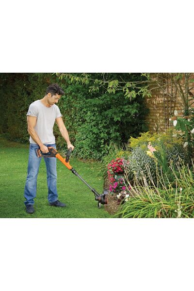 Generic BLACK+DECKER Cordless 18V String Trimmer, 28cm Cutting Swath - STC1820PCB-XJ