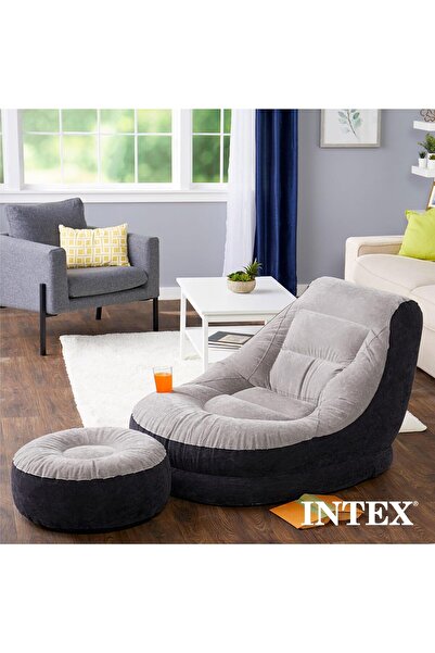Intex Ultra Lounge Inflatable Chair With Footrest (68564)