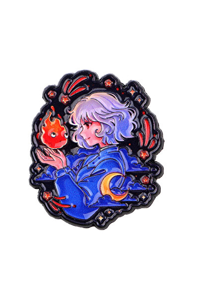 Miniso 9 Japanese Anime Figures Pins Cure Cartoon Badges Brooches for Clothing Enamel Pin Metal Badges Jew.