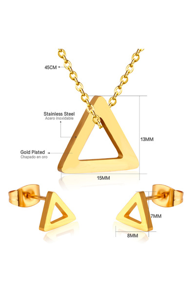 Choice 23 Korean Tiny Jewelry Sets For Women Wedding Party Stainless Steel No Fade Pendant Necklaces And St