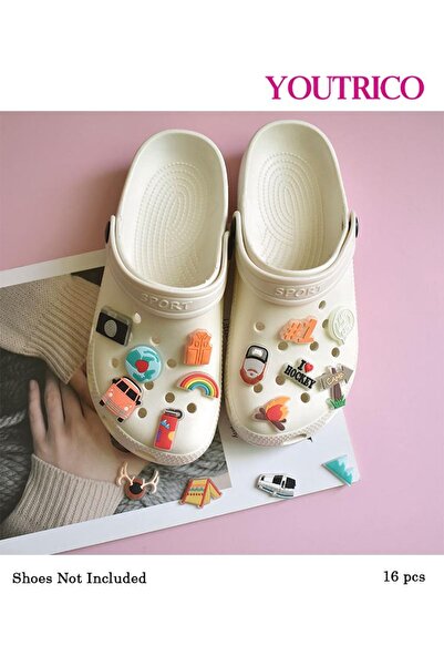 Youtrico Cute Glow-in-the-Dark Jibbitz Charms for Crocs - Slipper Ornament Set