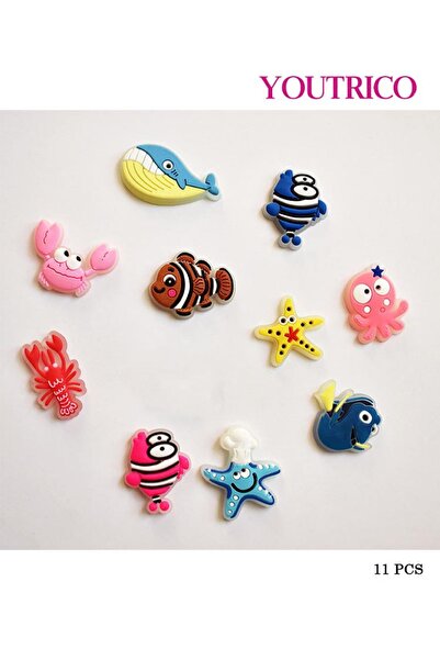 Youtrico Cute Glow-in-the-Dark Jibbitz Charms for Crocs - Slipper Ornament Set