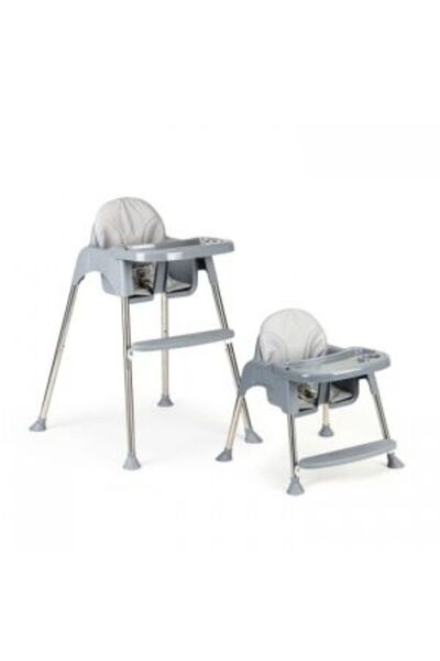 Ecotoys Child High Chair - 2-in-1 Adjustable Height