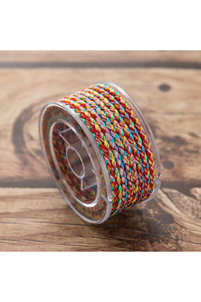 Choice5 Color 02 1 Roll About 3.5m Polyester Colorful Thread 3.5mm for DIY Be...