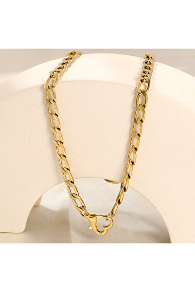 Choice LPN27001G Trendy Personalized Cuban Chain Stainless Steel Punk Party for Men and Women, Minimalist J