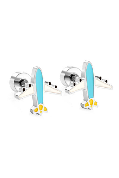 Choice 208S LUXUKISSKIDS Cute Surgical Studs Earrings For Woman/Girls Gifts Stainless Steel Camera Duck Air
