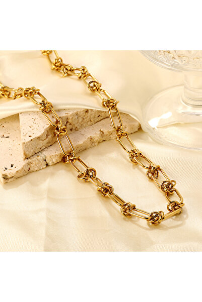 Choice LPN16401G Trendy Personalized Cuban Chain Stainless Steel Punk Party for Men and Women, Minimalist J