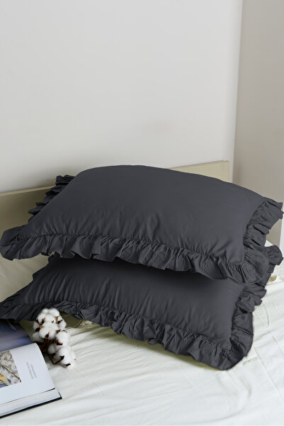 Magnolia 1 Piece Pillowcase 100% Cotton Ruffled 50X70Cm | Suitable for Bedding Sets and Duvet Covers