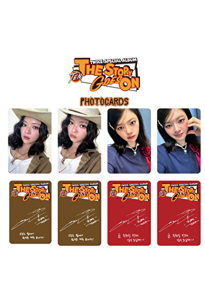 Kpop Dünyasi Σετ φωτογραφιών TWICE Jeongyeon '' TEN : The Story Goes On ''