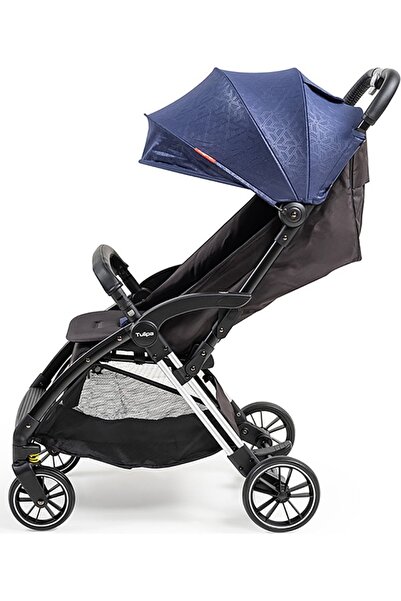 Baby2Go 2416 Tulipa Kabin Boy Otomatik Katlanan Bebek Arabası Siyah