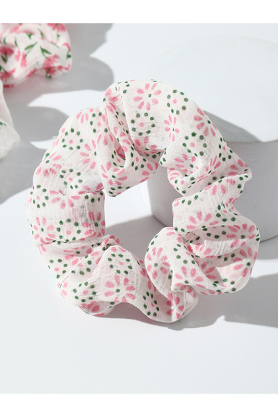 Take Two By Styli Set of 5 - Floral Printed Hair Tie