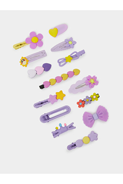 Styli مجموعة من 14 مشبك شعر متنوع بنقشة قلب