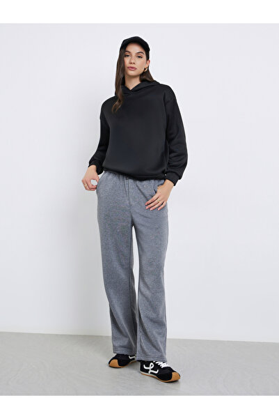 Take Two By Styli Women Grey Straight Fit Solid Joggers