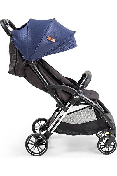 Baby2Go 2416 Tulipa Kabin Boy Otomatik Katlanan Bebek Arabası Siyah