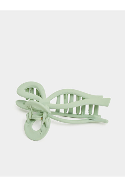 Styli Green Bow Hair Claw