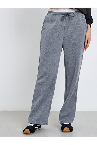 Take Two By Styli Women Grey Straight Fit Solid Joggers