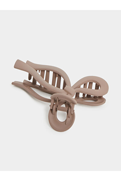 Styli Brown Bow Hair Claw