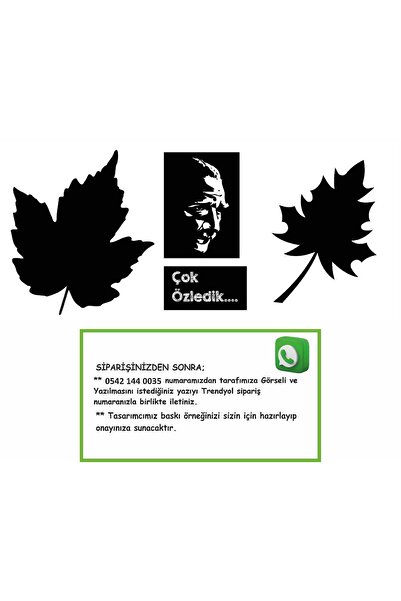 MOD 10 KASIM ATATÜRK ANMA PANOSU BASKI 70X150 CM