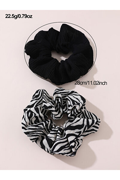 Take Two By Styli Set of 2 - Printed Hair Tie