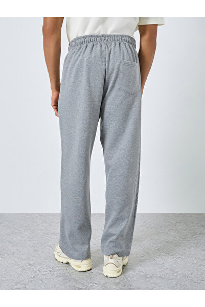 Styli Men Grey Oversized Joggers with Drawstring