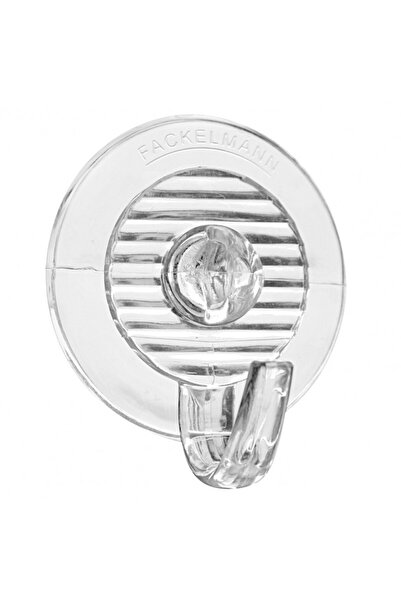 FACKELMANN Set de 3 suporturi cu ventuză 16121 Tecno, 4,5 cm, Transparent