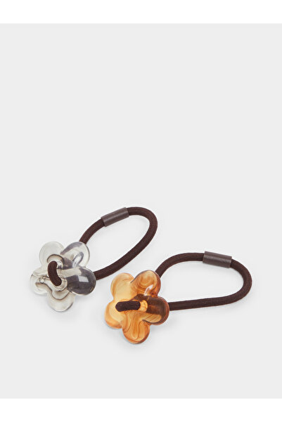 Styli Set of 2 - Flower Hair Ties