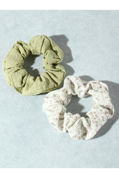 Take Two By Styli Set of 2 - Printed Hair Ties