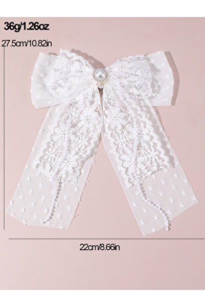 Take Two By Styli مشبك شعر على شكل شريط من الدانتيل