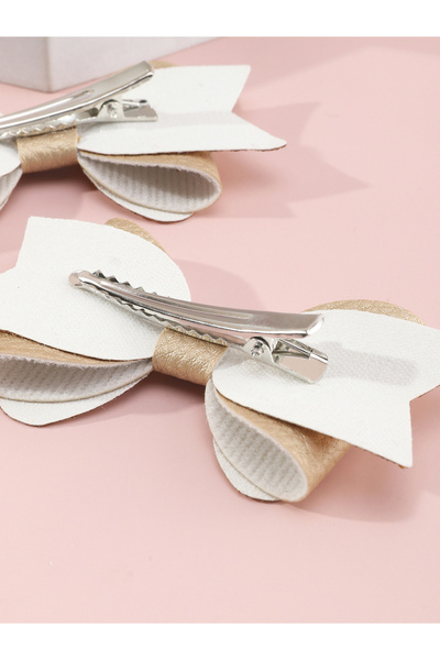 Take Two By Styli Set of 2 - Glitter Bow Hair Clips