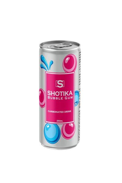 shotika Soft Drink Bubble Gum - 250 ml x 24