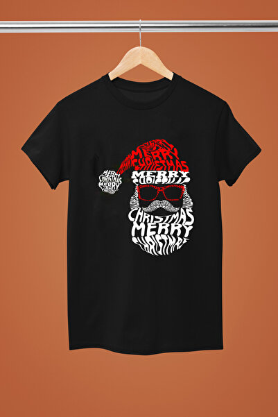 MAGORS TRIOCĂ DE BUMBAC CU MÂNĂ SCURTĂ, CU TEMA DE ANUL NOU, CU FORMĂ REGULARĂ