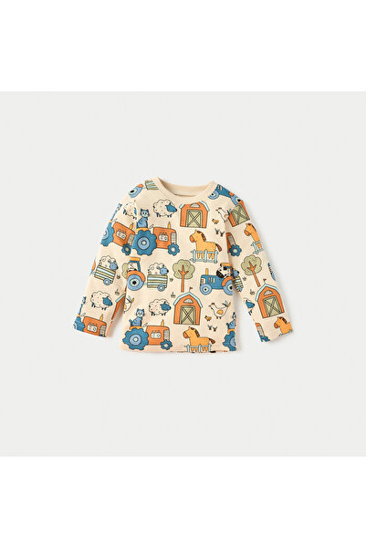 Juniors All-Over Print T-shirt and Pyjama Set