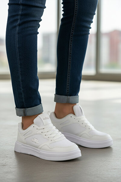 Slazenger White Lightweight Lace-Up Unisex Sports Shoes Energy g