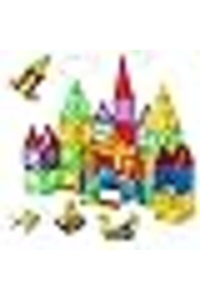 COOYA Magnetic Tiles for Kids, 60PCS Magnet Tiles Building Blocks Construction Toys Incorporating Magnets