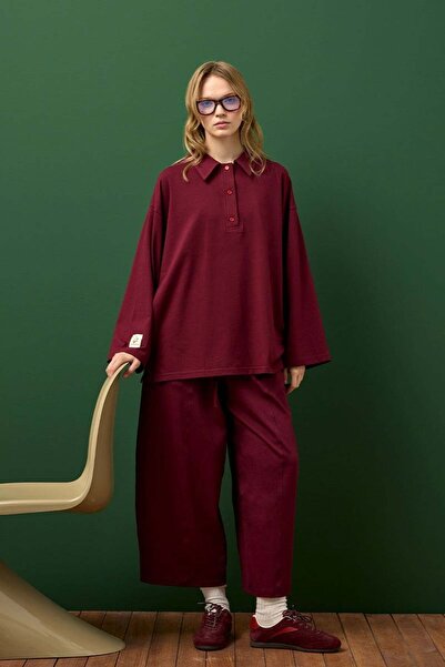 Ceylan Otantik Bordo Suprem Shalwar Suit
