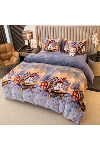 Pucioasa Christmas Fitted Bedding 180 x 200 - Christmas V 107 (Cocolino)