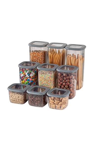 hermia Set cutii de depozitare 964FRM1108, Plastic, 1,75l/1,2l/0,550l, 9 bucă...