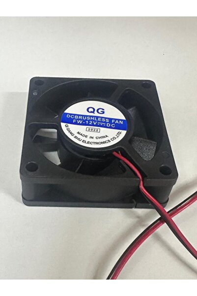 KEEPRO مروحة 6 سم 12 فولت، مروحة 12 فولت 6×6×2 سم مع كابل 25 سم