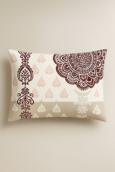 Bonny Home Mandala Patterned 2-Piece Pillowcase Cotton Fabric with Zipper