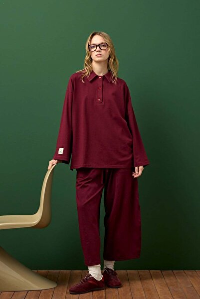 Ceylan Otantik Bordo Suprem Shalwar Suit