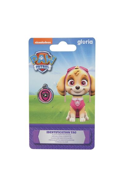 PAW PATROL Plăcuță de identificare pentru zgardă The Skye Mărimea S