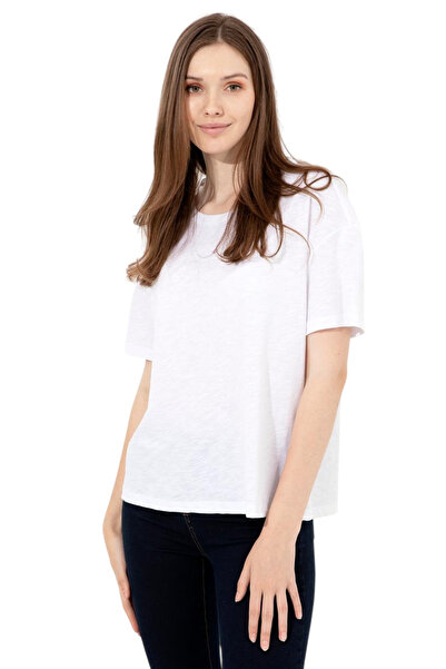 U.S. Polo Assn. Γυναικείο T-Shirt White Crew Neck