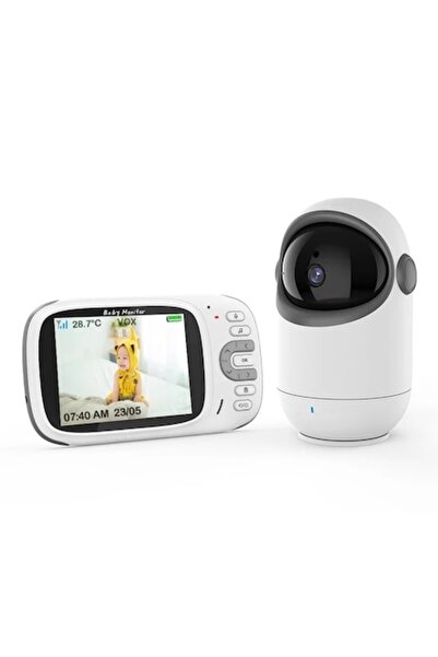 Briggs Baby Monitor, Digital, Two-way Communication, White, 124.5x72x17.5mm