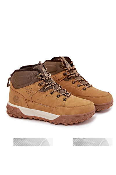 Lee Cooper Ghete de iarnă pentru bărbați Trapery izolate LCJ-25-01-3726 Camel 45