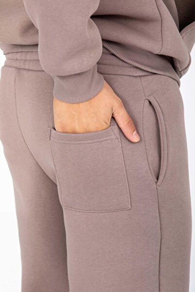 Valiberta επένδυση fleece Kangaroo Pocket Sweatshirt - 3 Thread επένδυση fleece Rubber Leg Ανδρικό Φούτερ - Σετ αθλητικών φούτερ