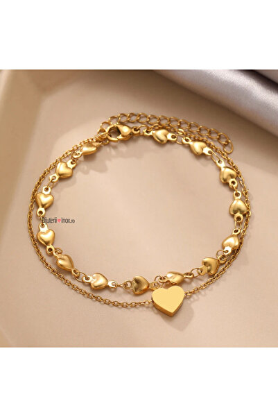 KEVSA Jewelry Brățară din oțel inoxidabil – Pasiunea Inimilor – BF898