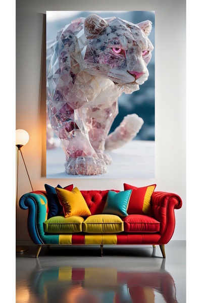 özkacar WHITE WILD 1 Home Wall Salon Salon de înfrumusețare Birou Magazin Dec...
