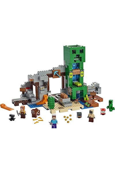 REZZOSS NEW Minecraft The Creeper Mine 21155 Building Kit (834 Pieces)